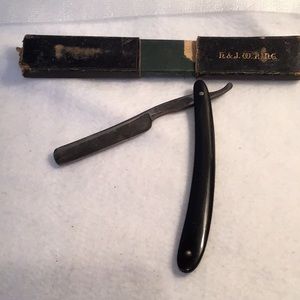 Antique straight edge razor